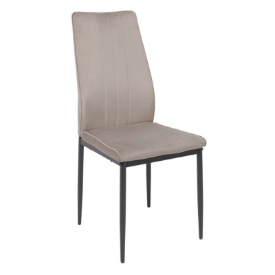 Стул OREO, серо-бежевый велюр HLR-9/черный